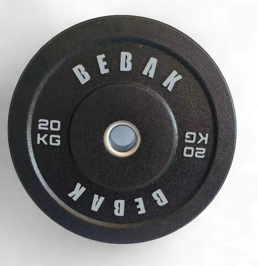 BEBAK PRO-High Bumper Plates – 50mm Gummi-Hantelscheiben (10–25 kg)