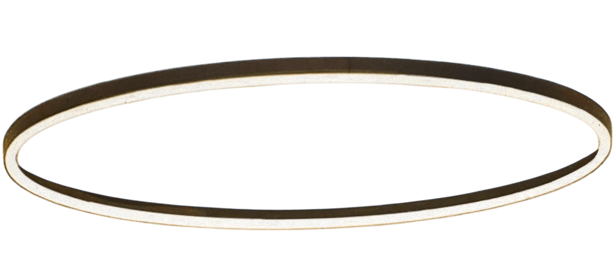 Bebak Atmos LED – Ring-Deckenleuchte 100–180 cm | 70/80W, Aluminium