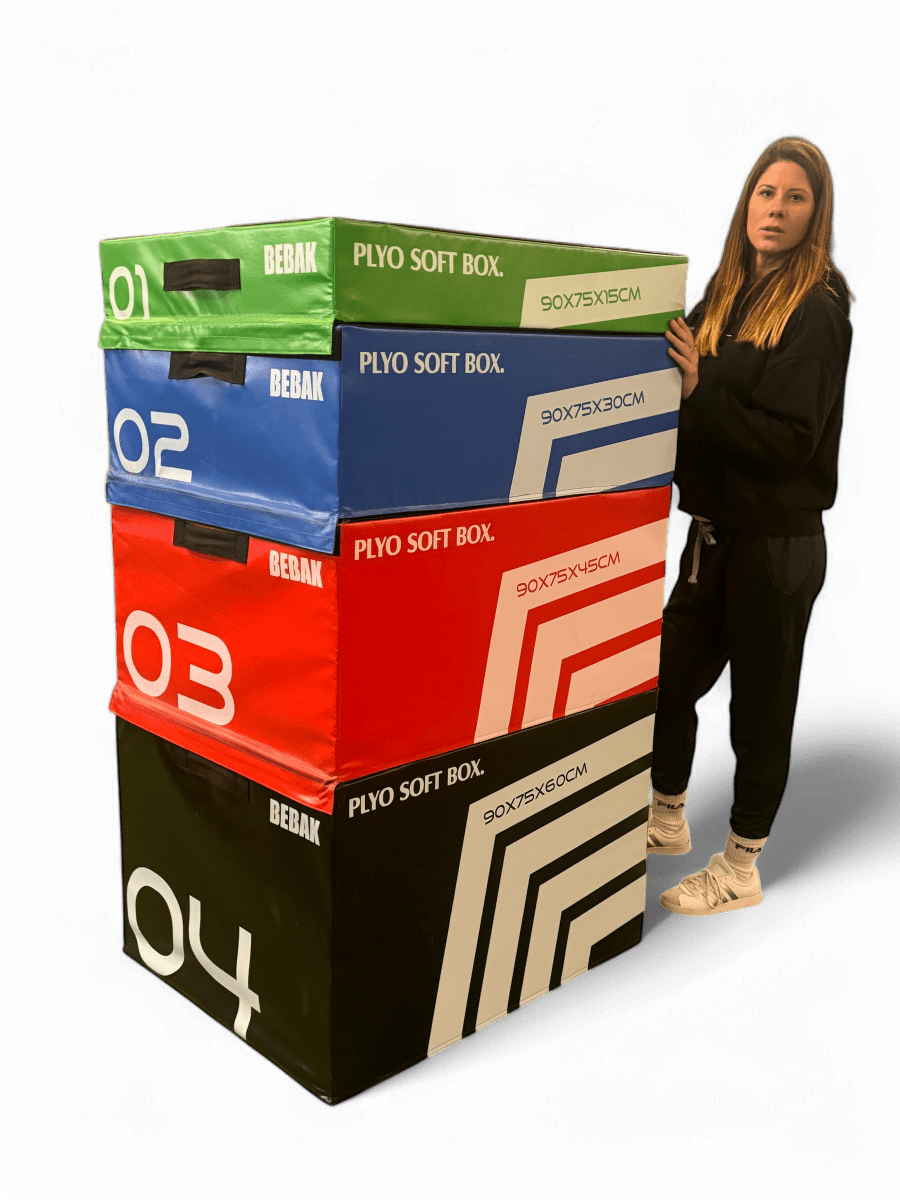 BEBAK Soft Sprungbox Set – 4er Plyo Boxen in Profiqualität