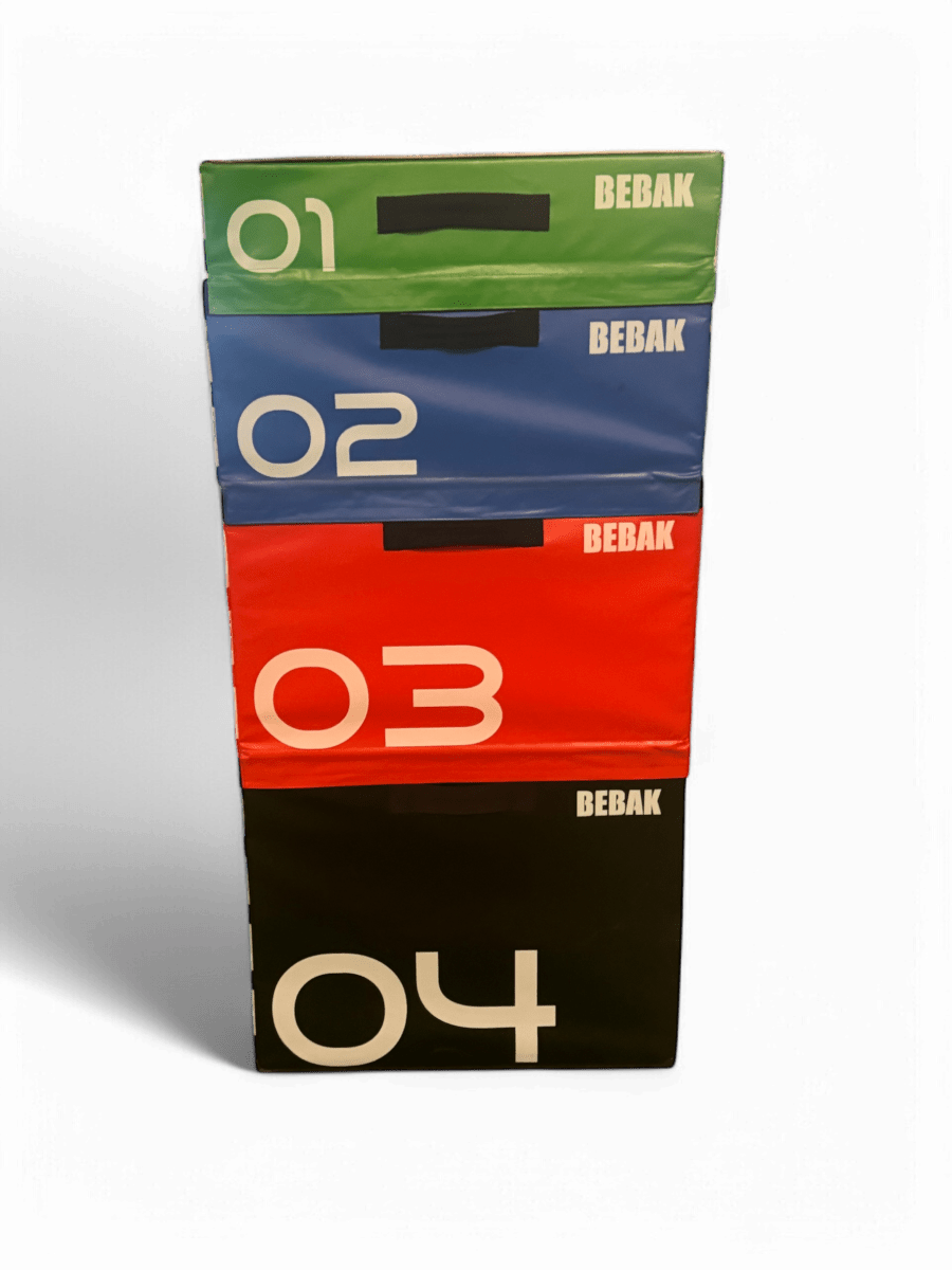 BEBAK Soft Sprungbox Set – 4er Plyo Boxen in Profiqualität