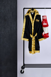 BEBAK BOXING Boxmantel schwarz/gold - BEBAK BOXING