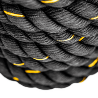 BEBAK PRO Battle Rope XXL inkl. Wandbefestigung - BEBAK BOXING