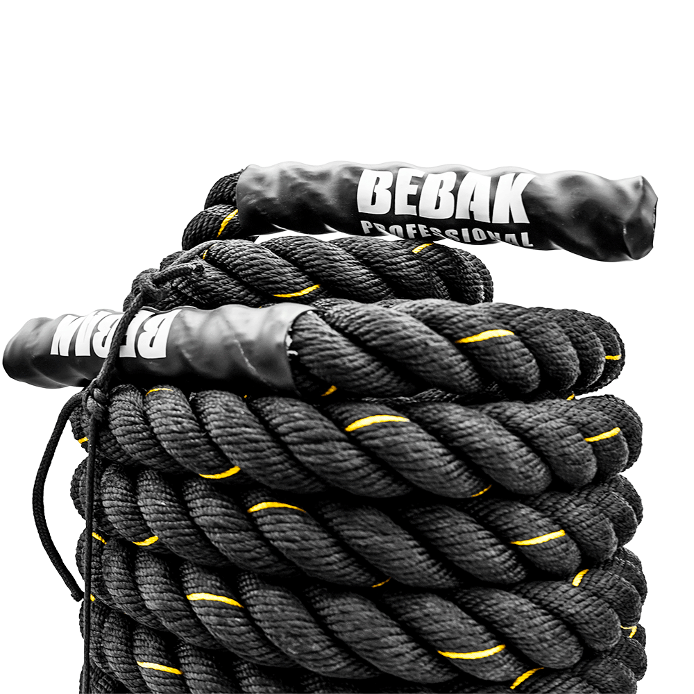 BEBAK PRO Battle Rope XXL inkl. Wandbefestigung - BEBAK BOXING