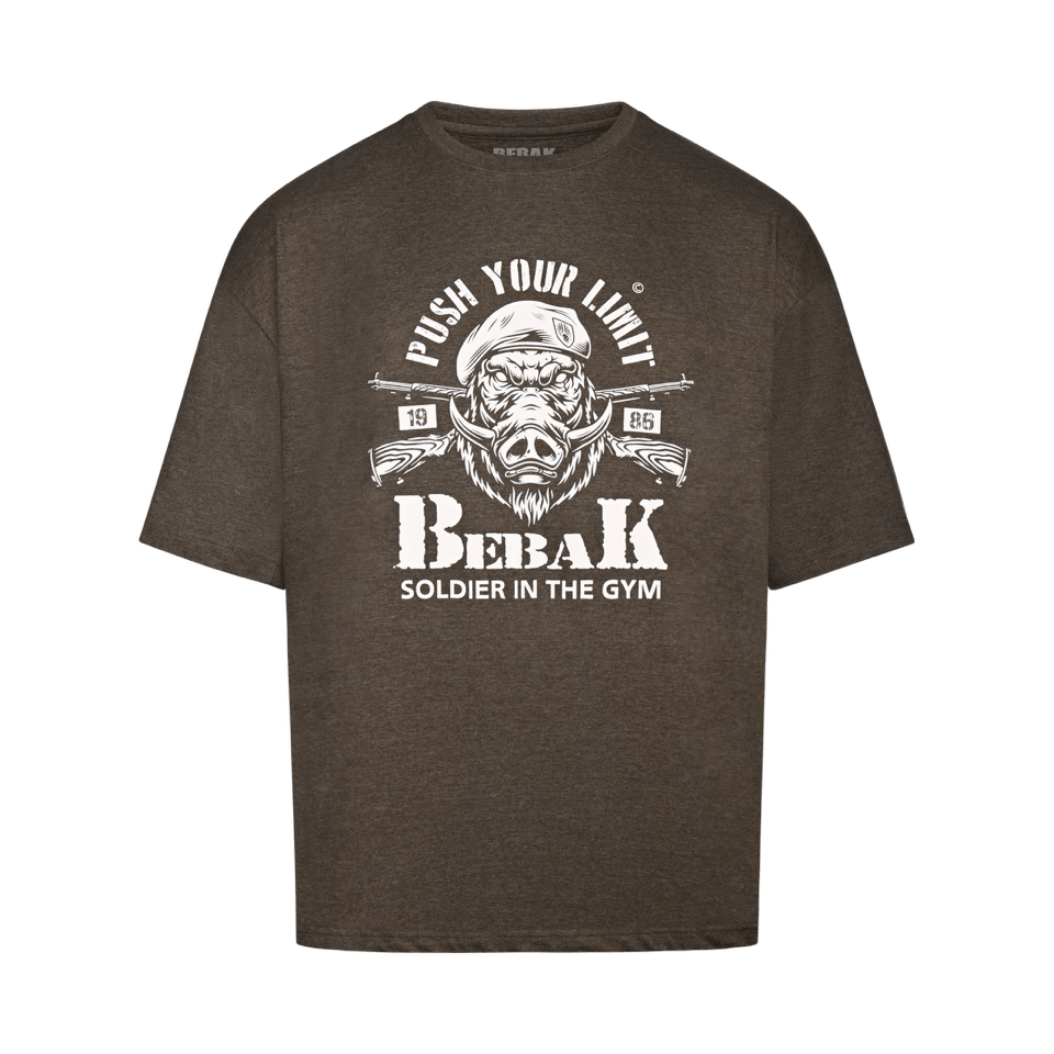 Bebak Pro T-Shirt Soldier "Push Your Limit" - BEBAK BOXING