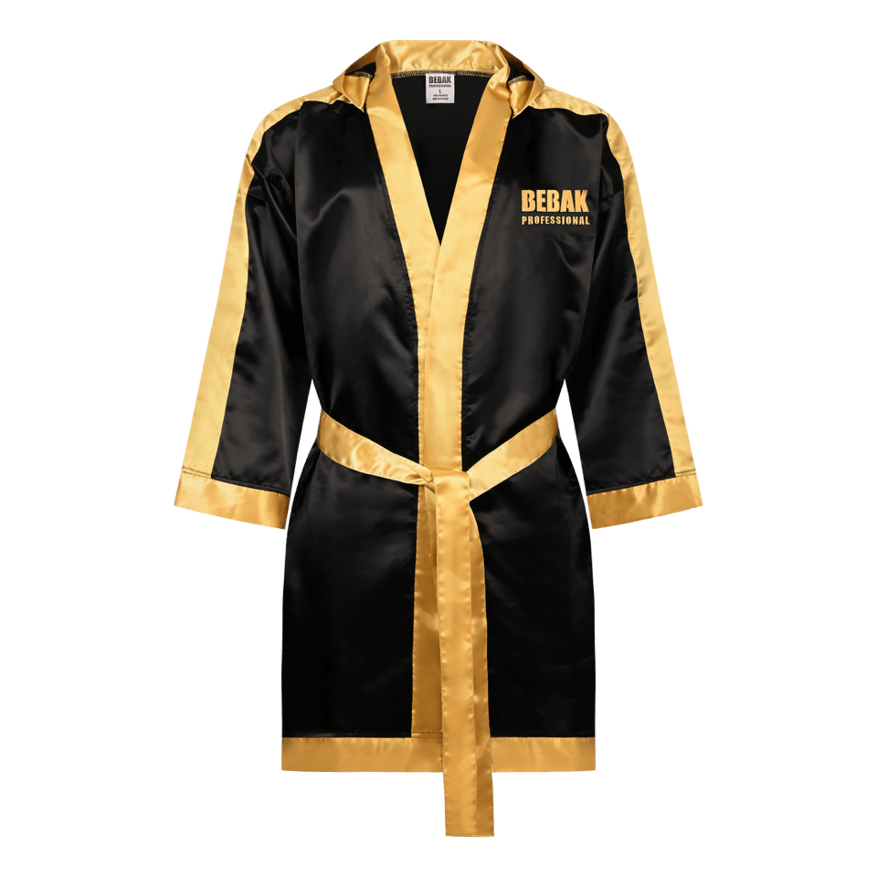 BEBAK BOXING Boxmantel schwarz/gold - BEBAK BOXING