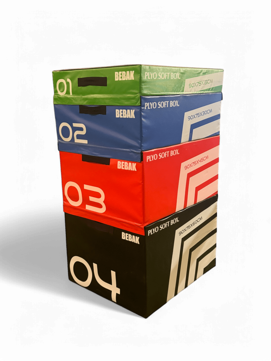 BEBAK Soft Sprungbox Set – 4er Plyo Boxen in Profiqualität