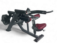 Life Fitness Dip Row Maschine – Plate Loaded | Schwarz/Bordeaux