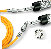 BEBAK Profi Springseil Trio – 3-fach Seilset mit Wechselgriffen