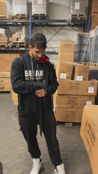 Hamza mit seinem Trainer