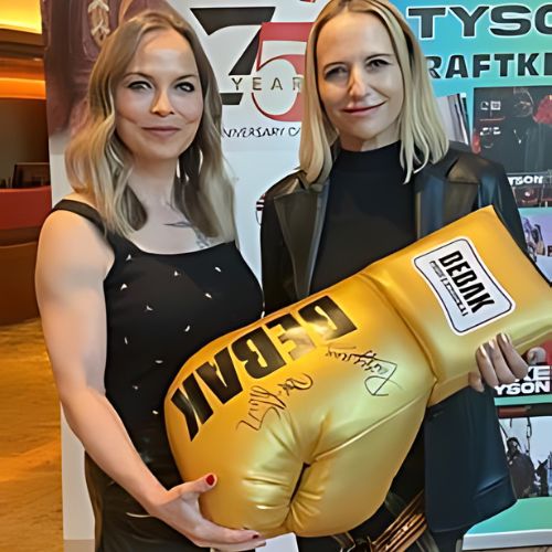 Souvenir- Autogrammhandschuhe - BEBAK BOXING