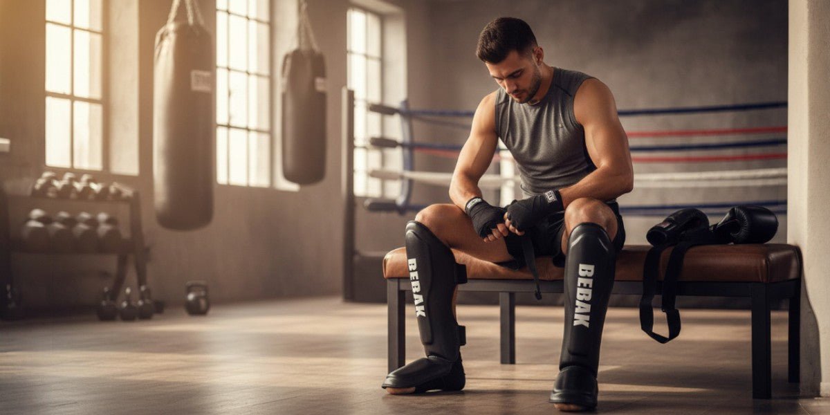 Knöchelschutz & Beinschutz (Burn) - BEBAK BOXING