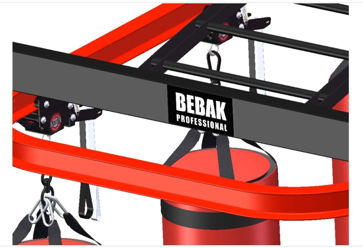 BEBAK BOXING Schienensystem freistehend für Boxsäcke - BEBAK BOXING
