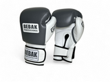 COMING BINNENKORT Bebak Boxing Sparring Leren Bokshandschoenen Zwart/Zilver