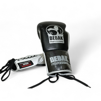 BEBAK - Leather boxing gloves BDB competition with laces