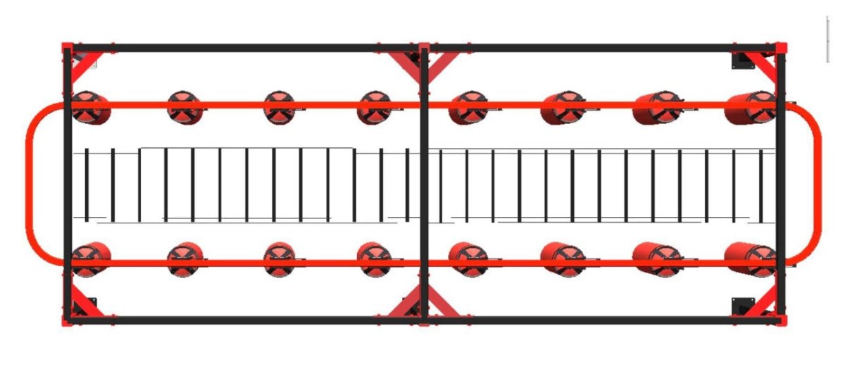 BEBAK BOXING Schienensystem freistehend für Boxsäcke - BEBAK BOXING