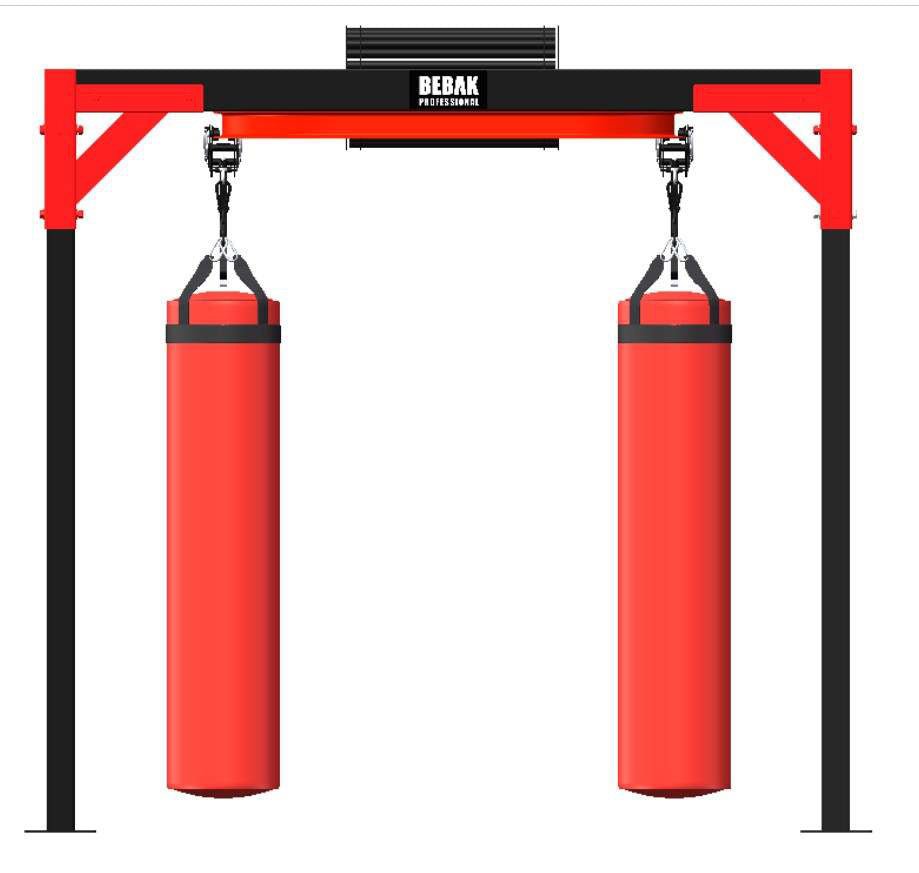 BEBAK BOXING Schienensystem freistehend für Boxsäcke - BEBAK BOXING