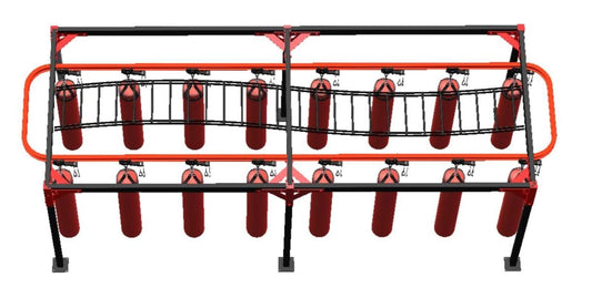 BEBAK BOXING Schienensystem freistehend für Boxsäcke - BEBAK BOXING