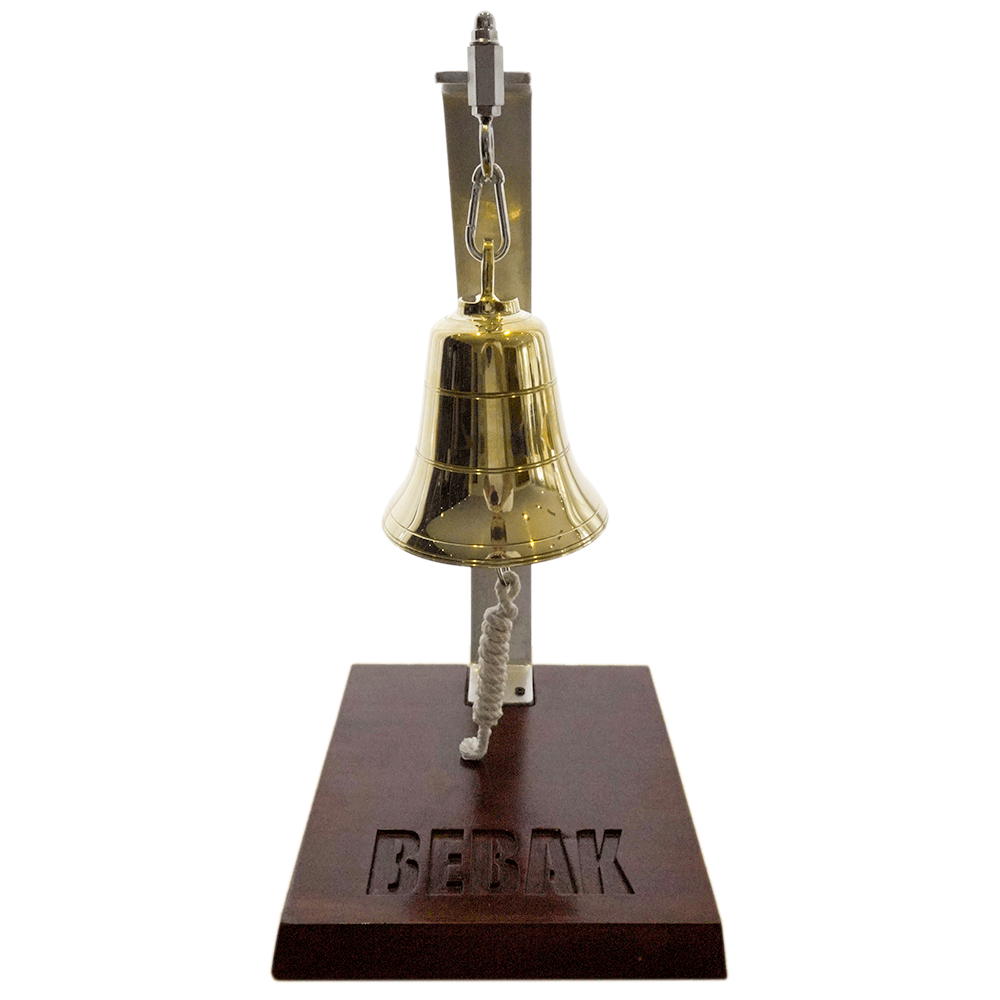 Bebak Victory ring bell made of brass