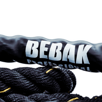 BEBAK PRO Battle Rope XXL inkl. Wandbefestigung - BEBAK BOXING