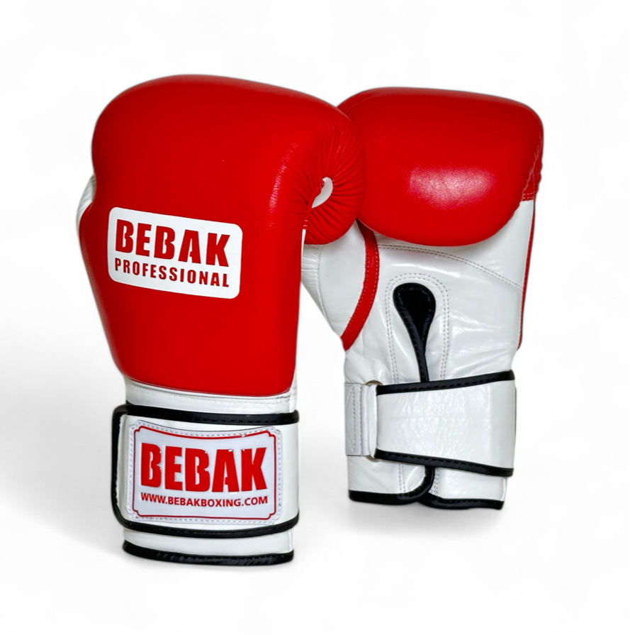 COMING BINNENKORT Bebak Boxing Sparring Leren Bokshandschoenen Zwart/Zilver