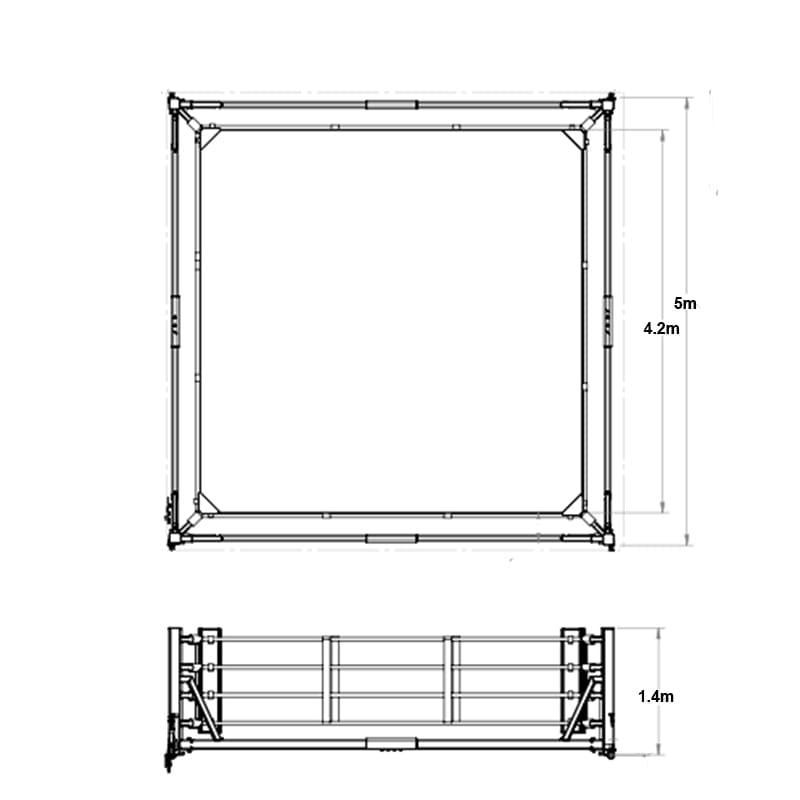 BEBAK BOXING foldable boxing ring, please inquire - BEBAK BOXING