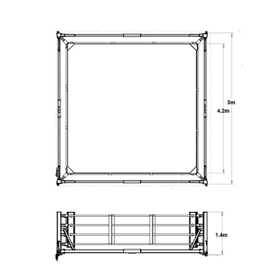 BEBAK BOXING faltbarer Boxring bitte anfragen - BEBAK BOXING