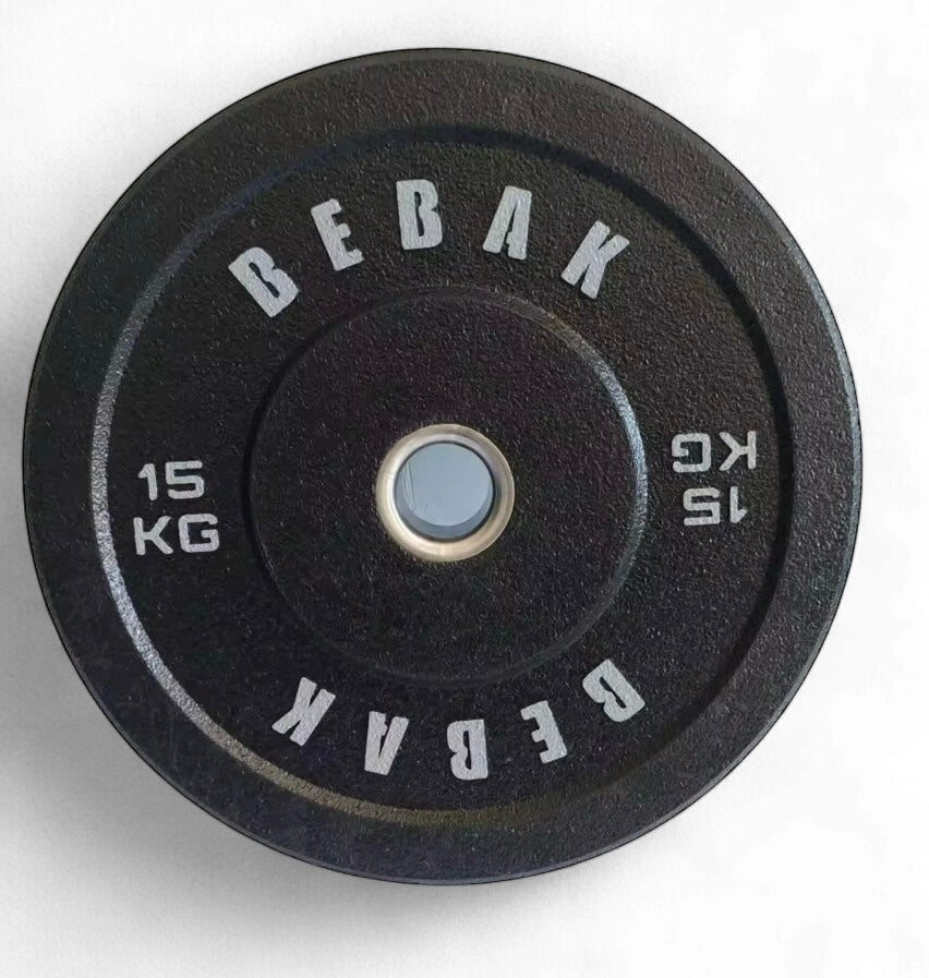 BEBAK PRO-High Bumper Plates – 50mm Gummi-Hantelscheiben (10–25 kg)