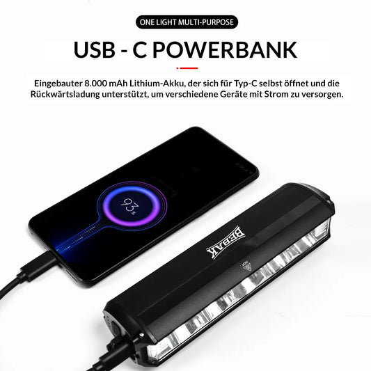 BEBAK PRO 2600LM LED-Fahrradlampe - BEBAK BOXING