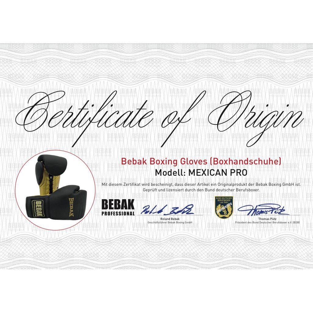 COMING SOON Bebak Boxing Mexican Pro Leather - BEBAK BOXING