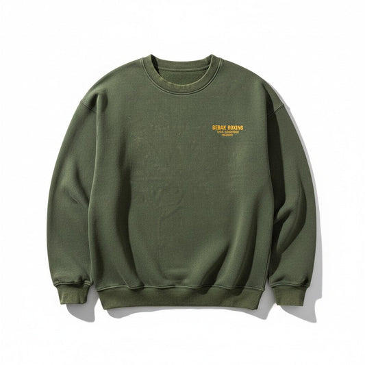 BEBAK BOXING Premium Sweatshirt – Vintage Washed Look - BEBAK BOXING