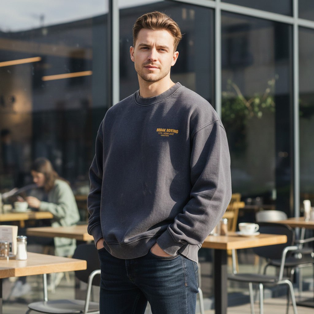 BEBAK BOXING Premium Sweatshirt – Vintage Washed Look - BEBAK BOXING