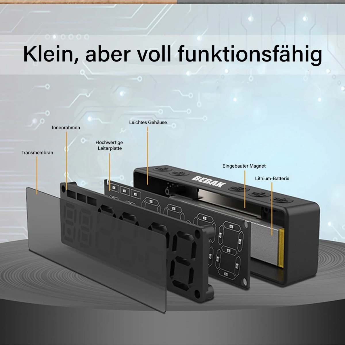 BEBAK | MOBIL Gym Timer Magnetic - BEBAK BOXING