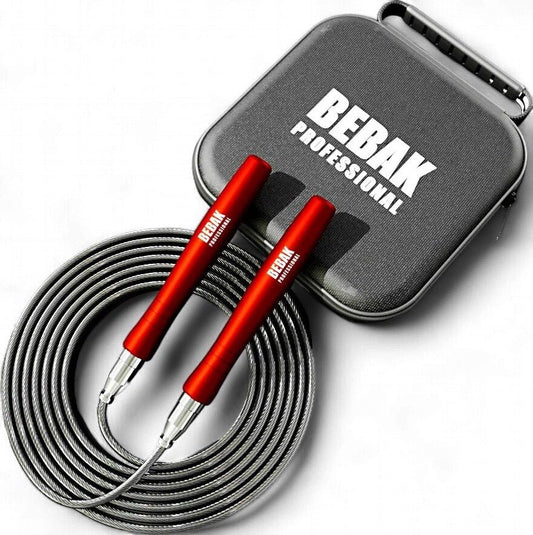 Bebak Springseil Pro – Aluminium & Stahlseil - BEBAK BOXING