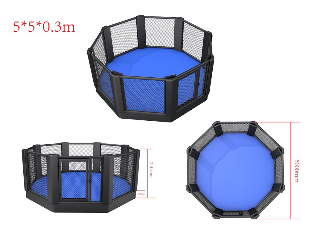 MMA Cage freistehend auf Plattform - BEBAK BOXING