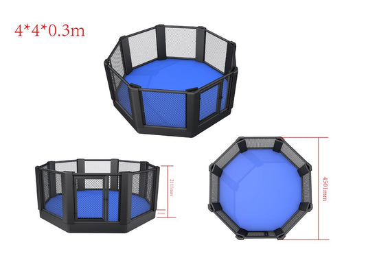 MMA Cage freistehend auf Plattform - BEBAK BOXING