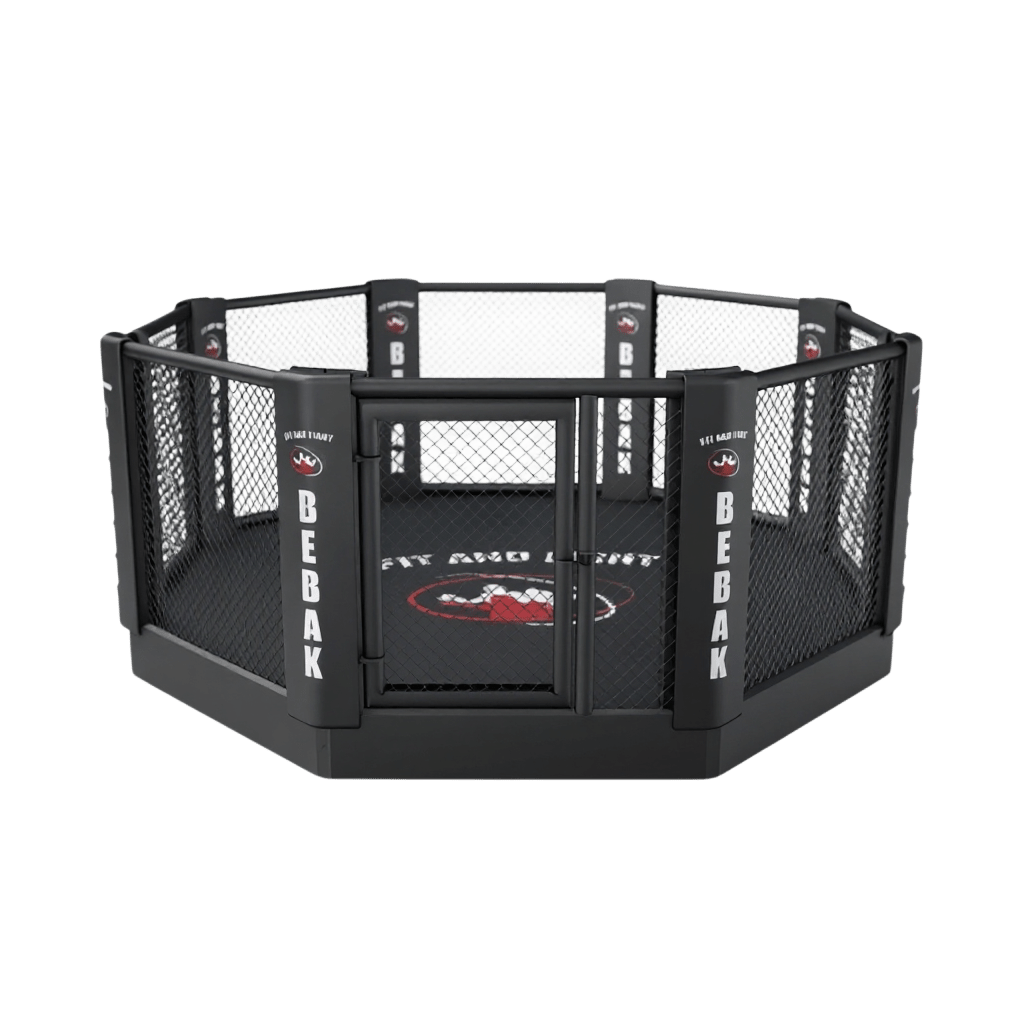 MMA Cage freistehend auf Plattform - BEBAK BOXING