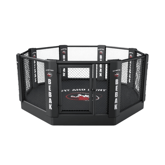 MMA Cage freistehend auf Plattform - BEBAK BOXING